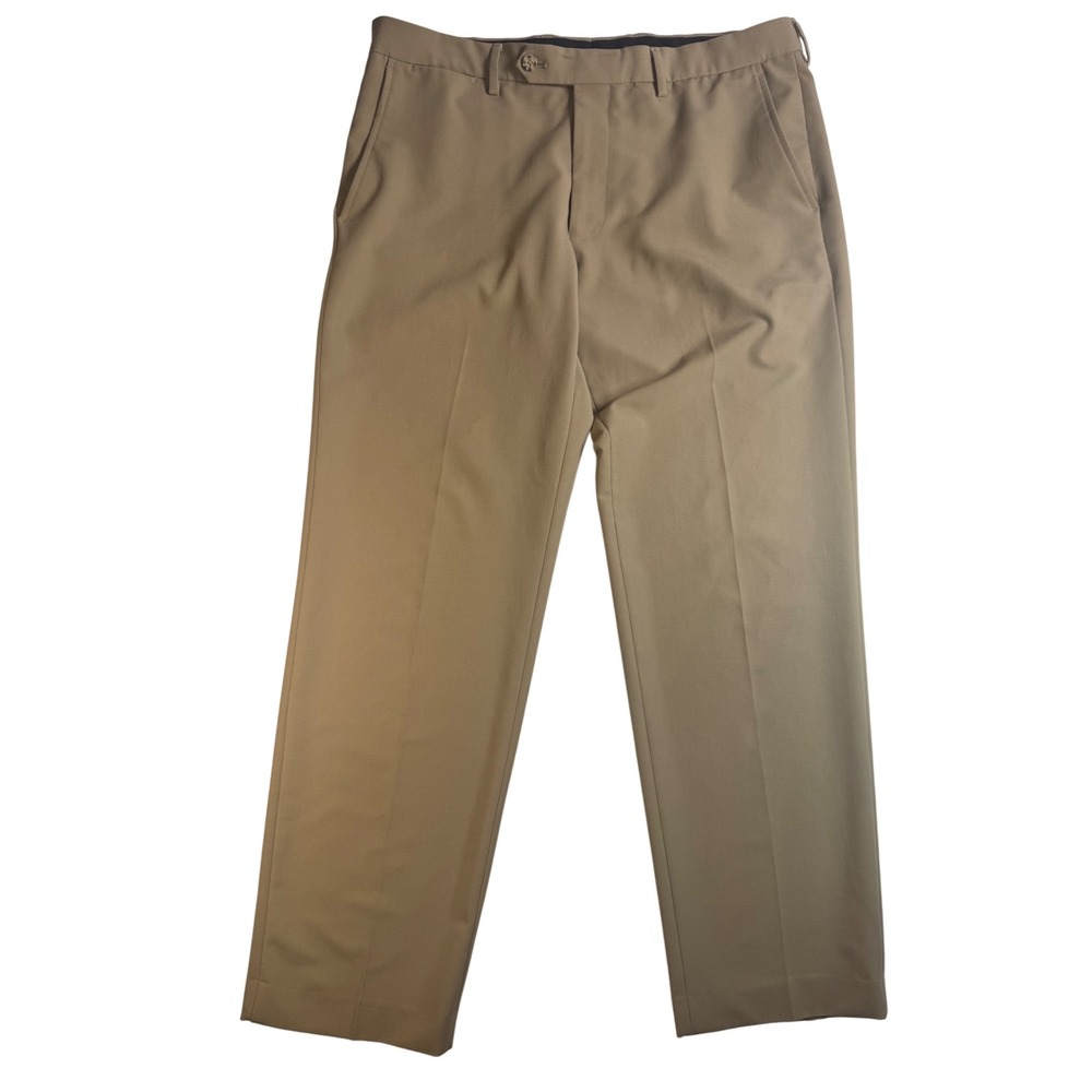 Nautica Men's Khaki Dress Pants W36 L30 Business‎ Casual Career Trousers